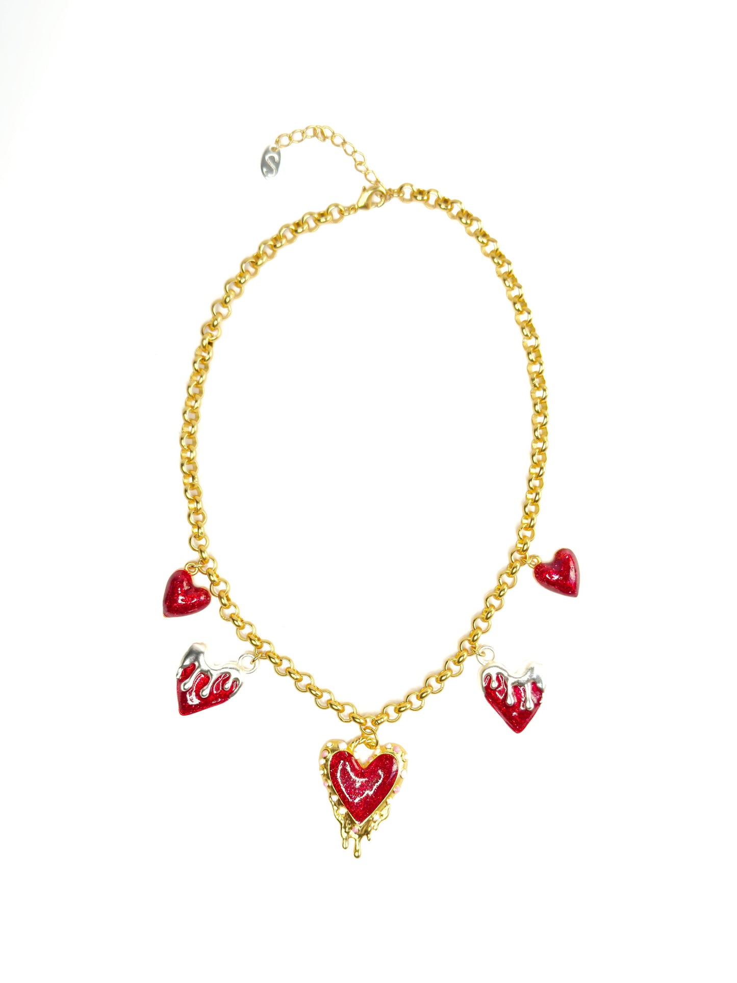 Collar Multilcharms Melted Love