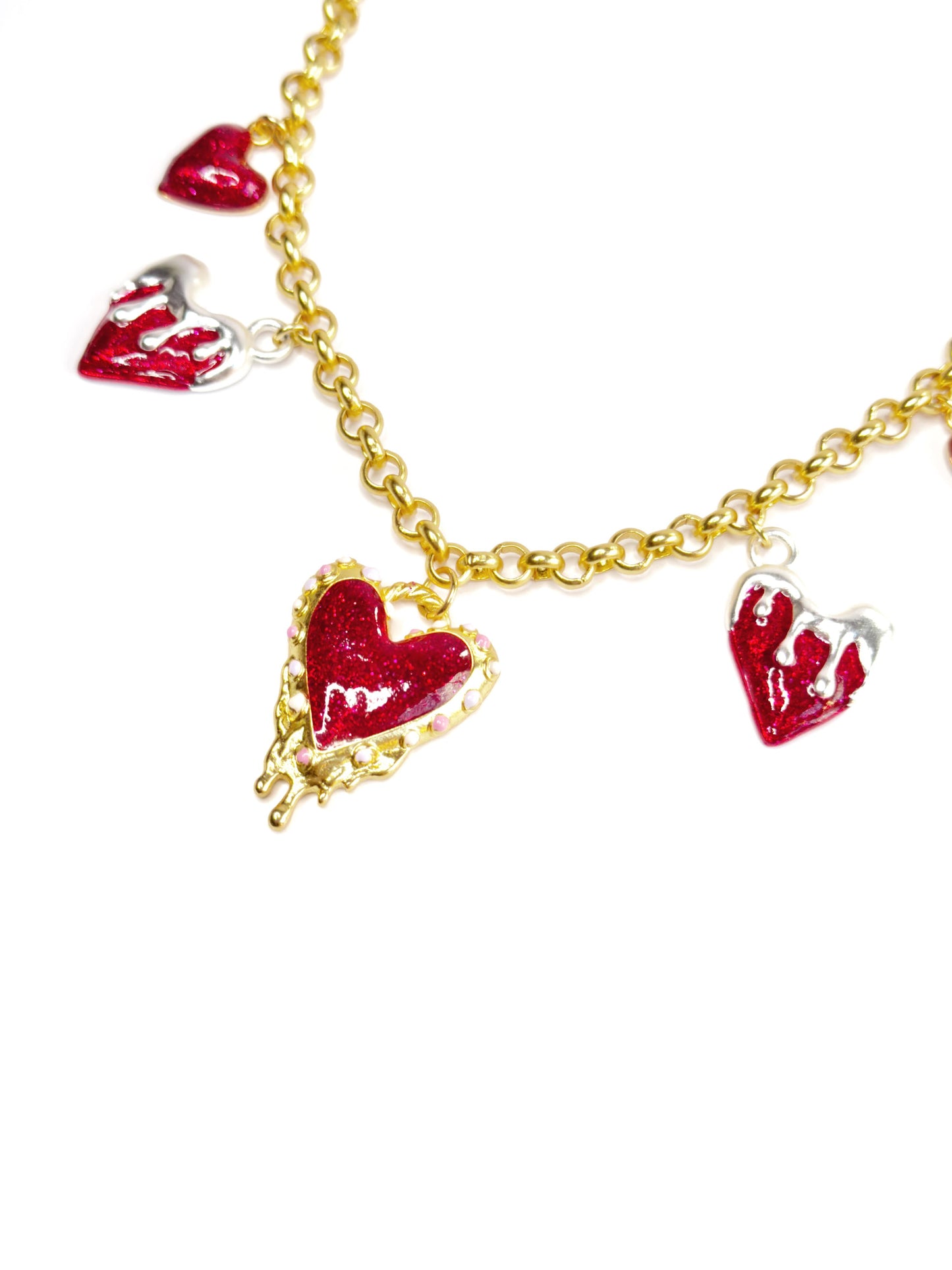 Collar Multilcharms Melted Love