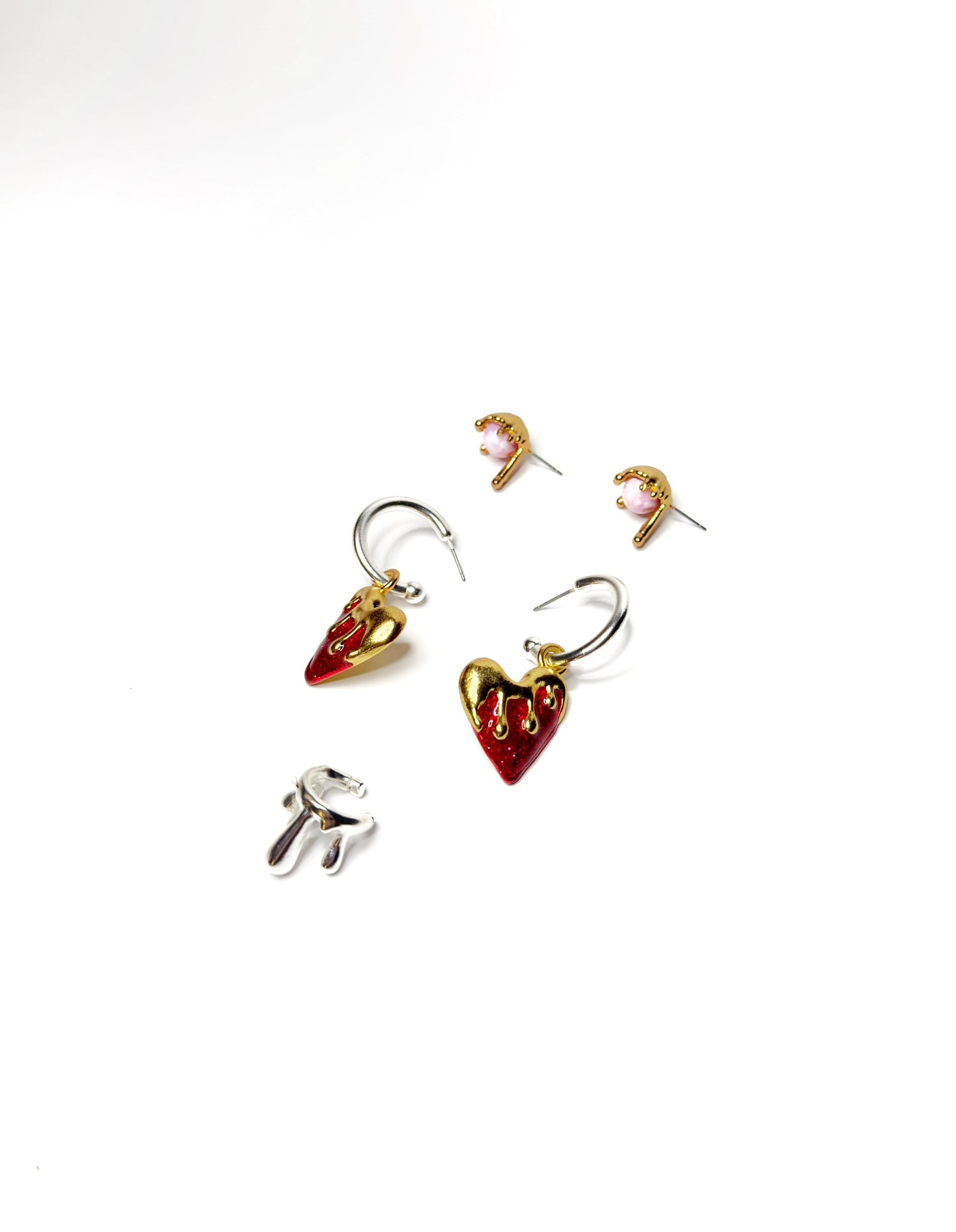 Aretes Set x3 Melted Love